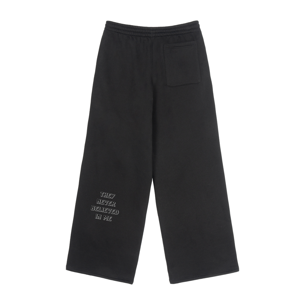 Fleece Drawstring Straight-Leg Sweatpants