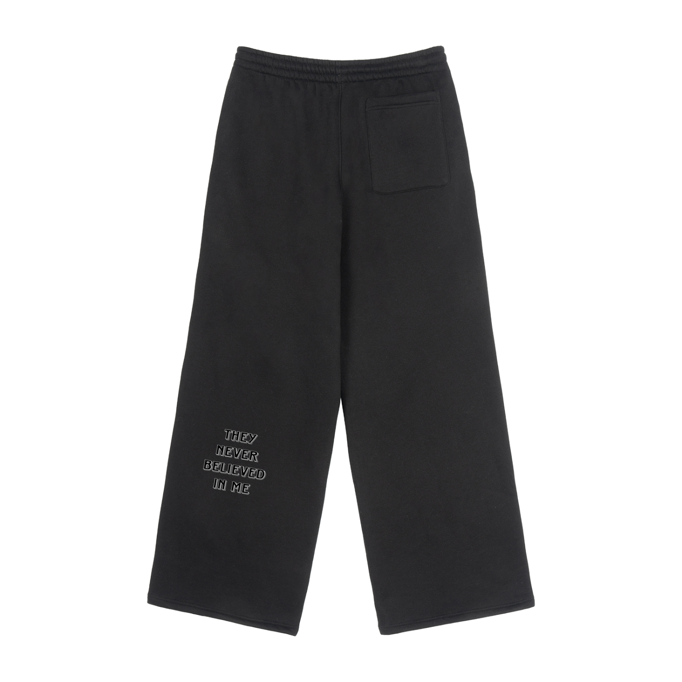 Fleece Drawstring Straight-Leg Sweatpants