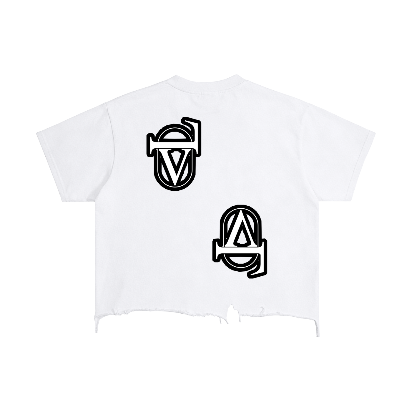 Vintage Wash Boxy Distressed Hem T-Shirt
