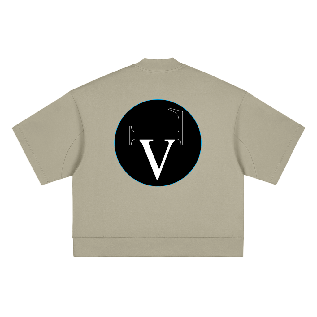 Heavyweight Oversized Mock Neck T-shirt