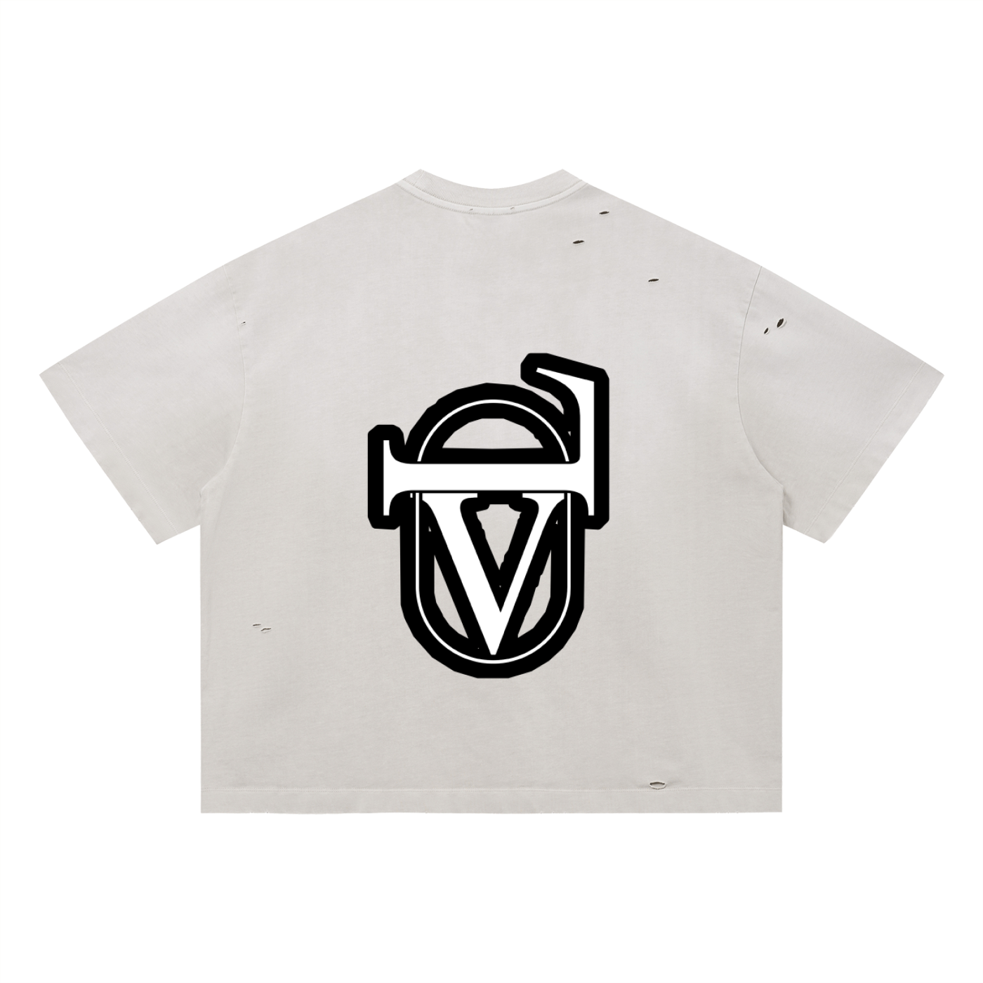 Vintage Washed Distressed Boxy Oversized T-Shirt