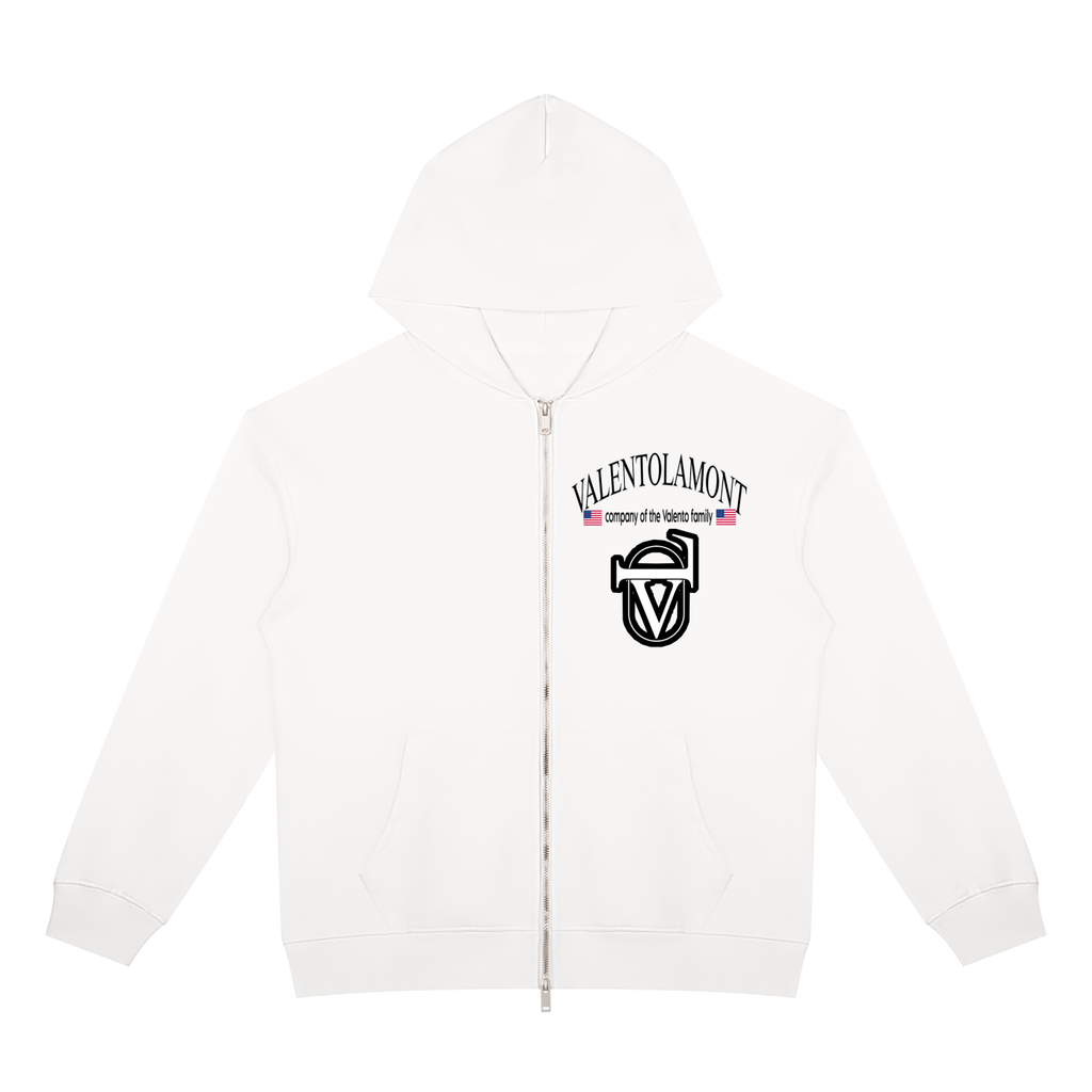 V Heavyweight Full Zip Hoodie