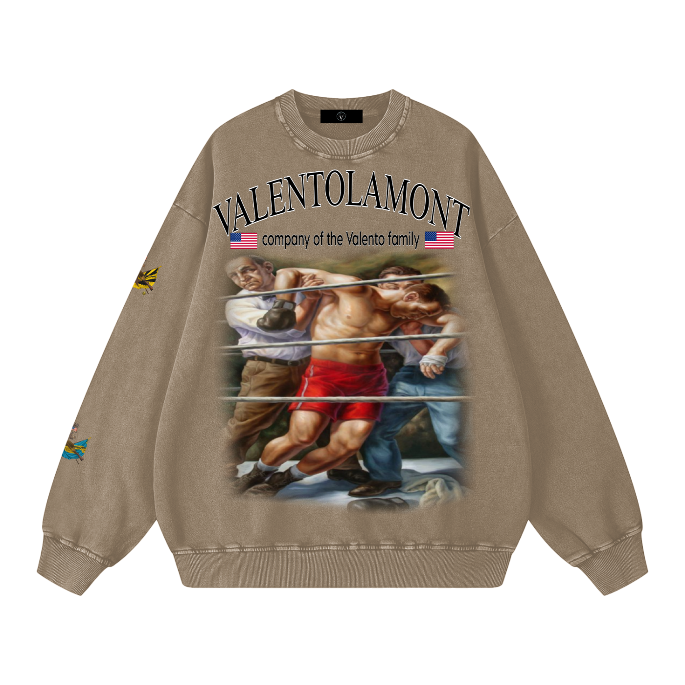 Snow Washed Oversized Sweatshirt