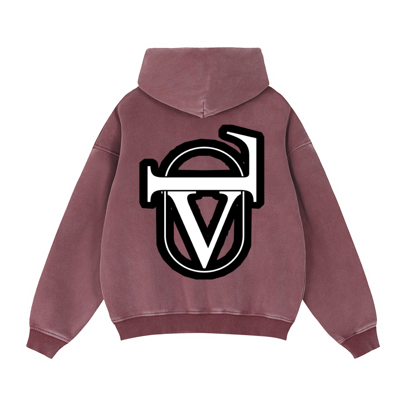 Zip-Through Boxy Fleece Hoodie