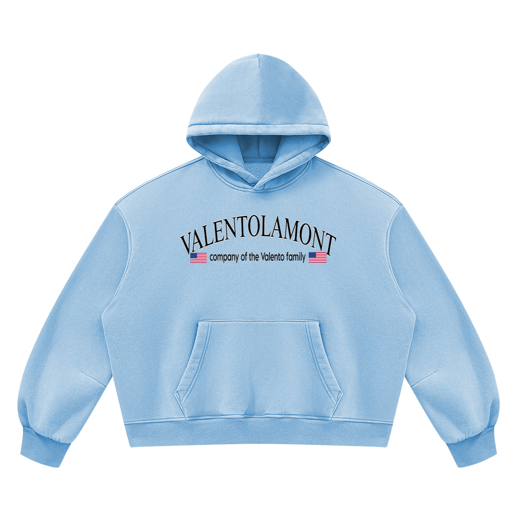 V Wash Boxy Fleece Hoodie