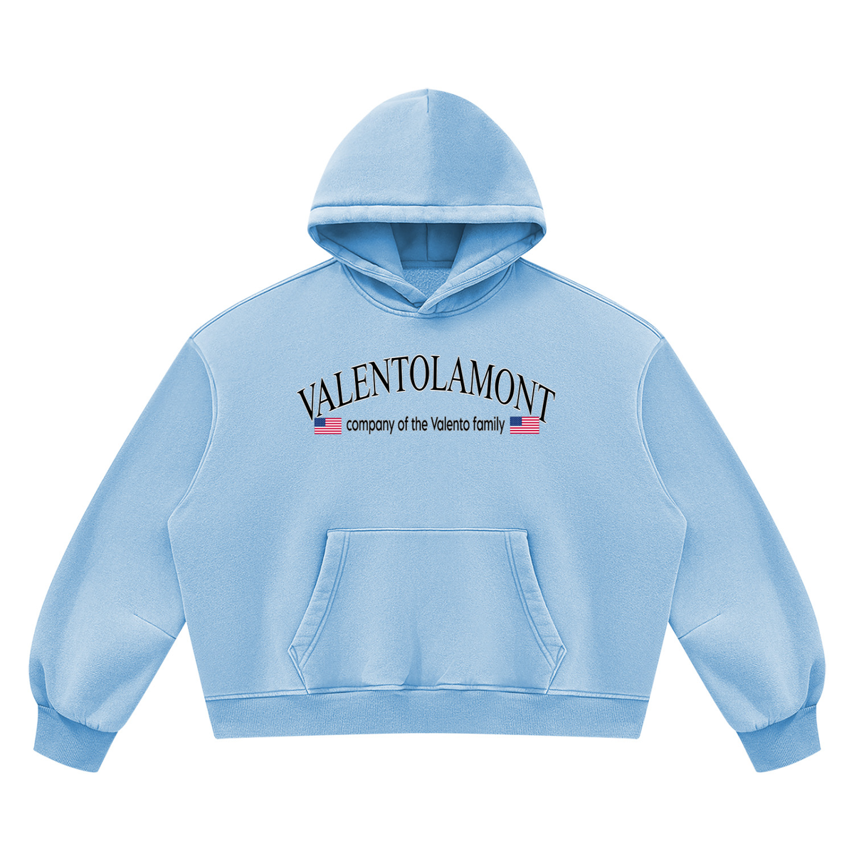 V Wash Boxy Fleece Hoodie