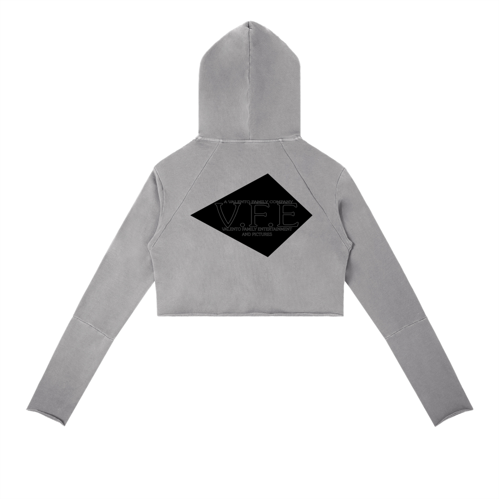 Vintage Washed Raw Edge Hoodie