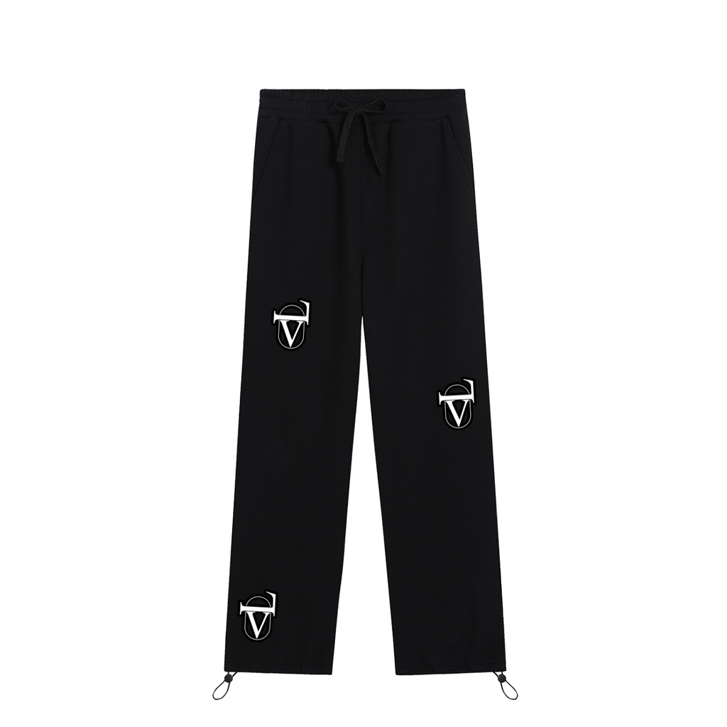 Essential Drawstring Straight-Leg Sweatpants