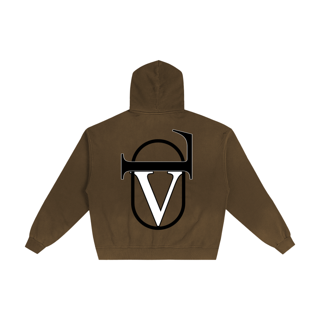 Hand-Frayed Sunfade Zip Hoodie