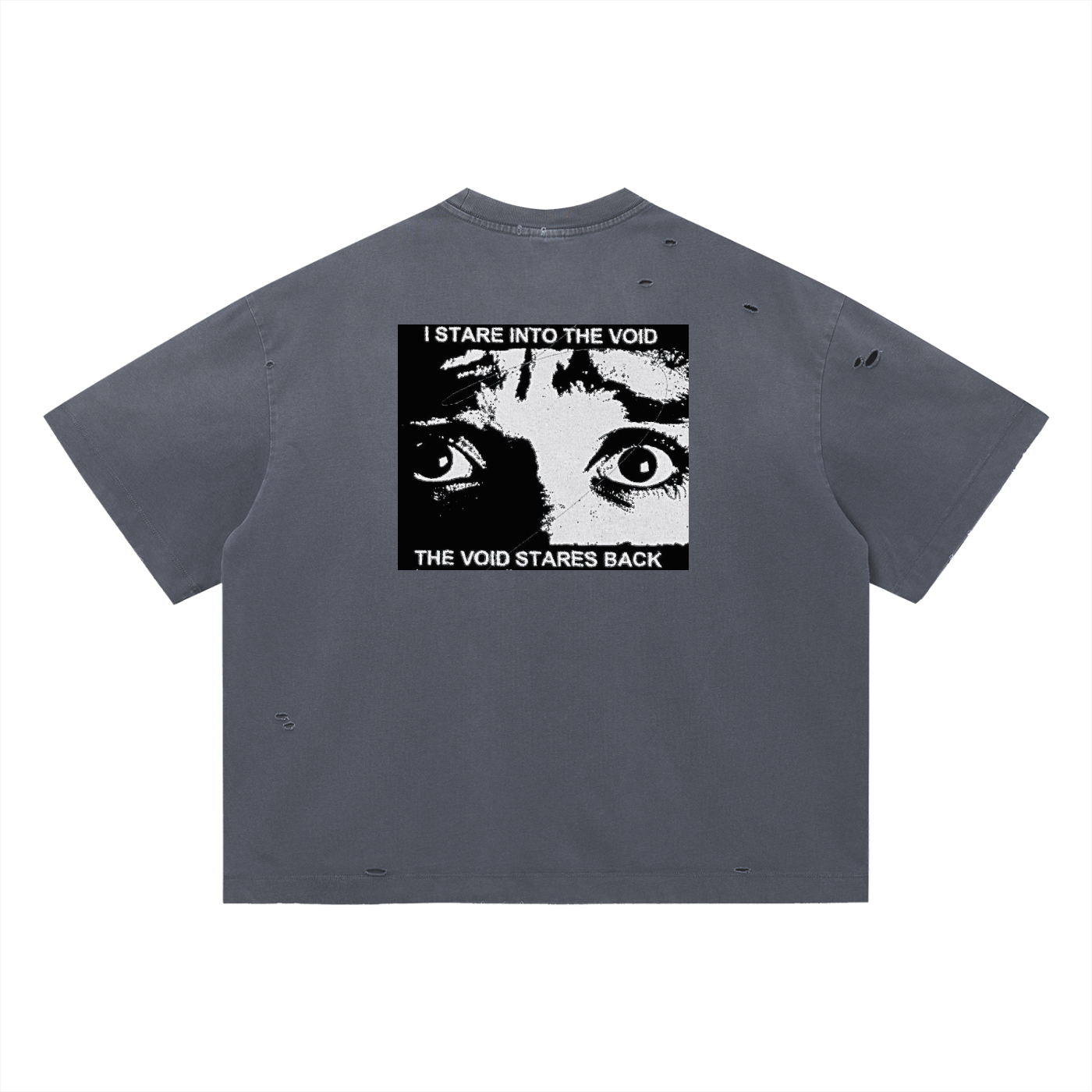 Vintage Washed Distressed Boxy Oversized T-Shirt
