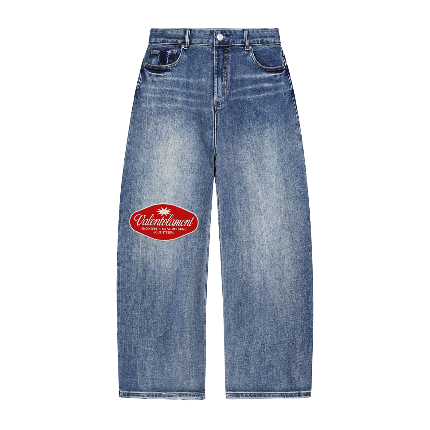 Sun Fade Heavyweight Denim Jeans