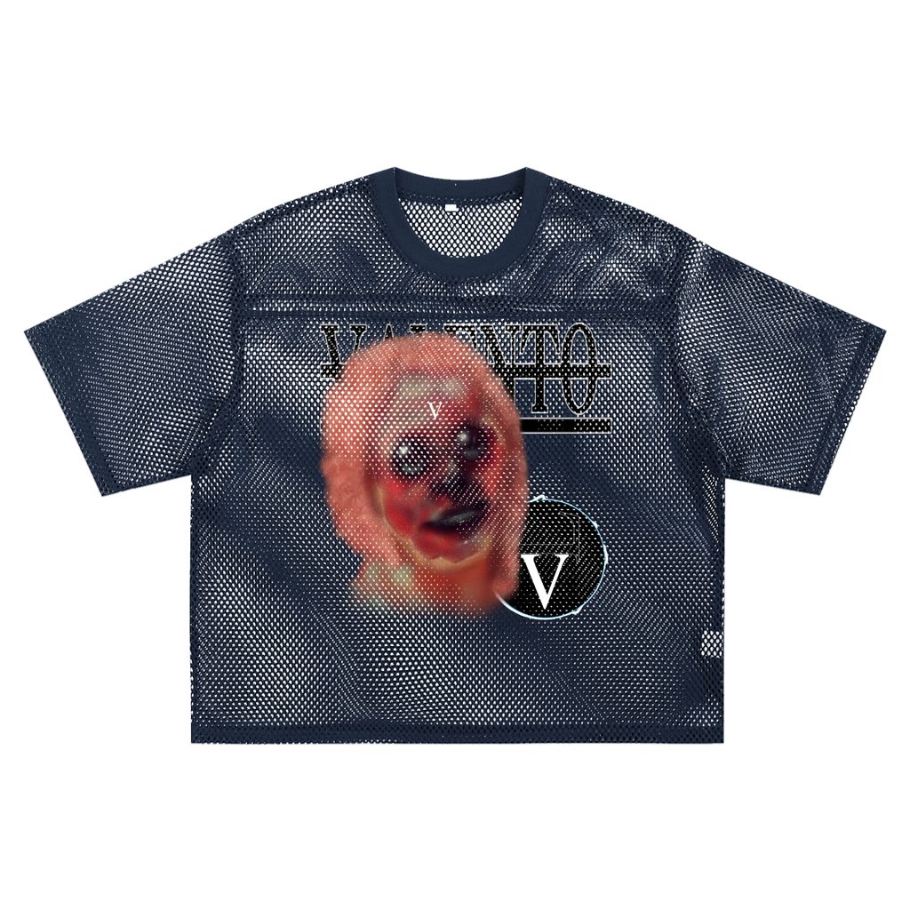 See-through Boxy Net T-shirt