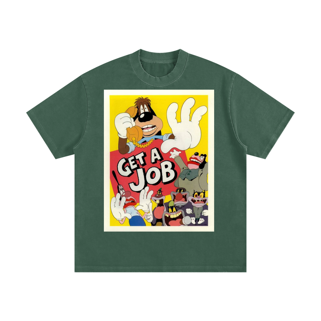 Heavyweight Vintage Washed Frayed T-Shirt