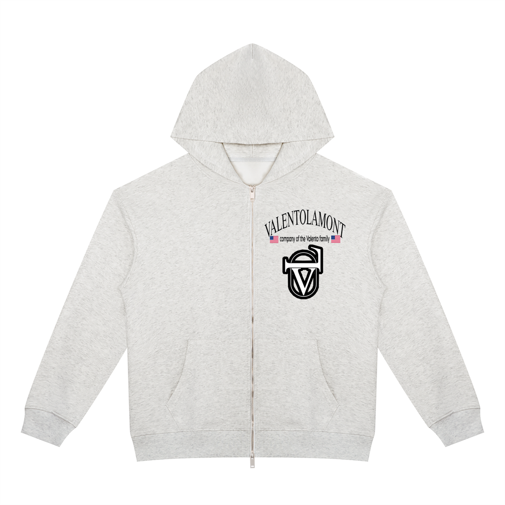 V Heavyweight Full Zip Hoodie