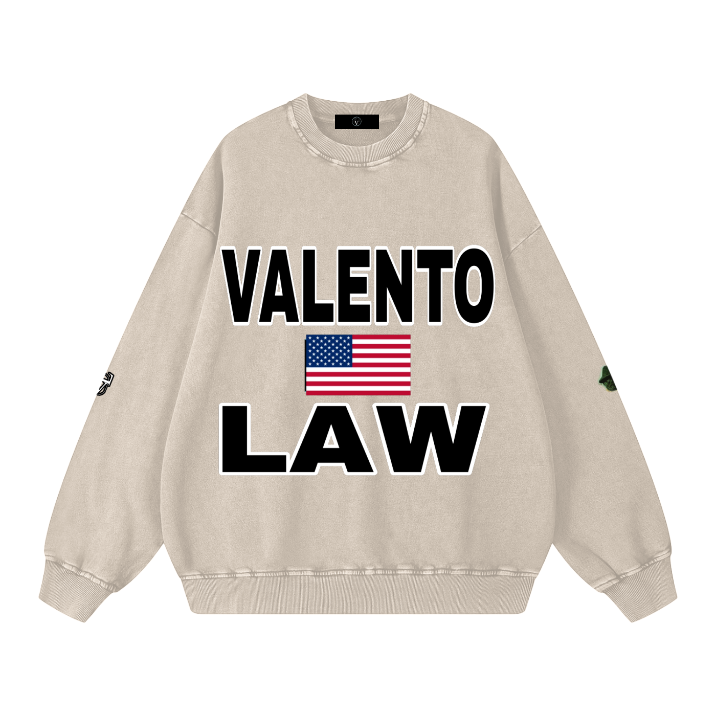 Snow Washed Oversized Sweatshirt