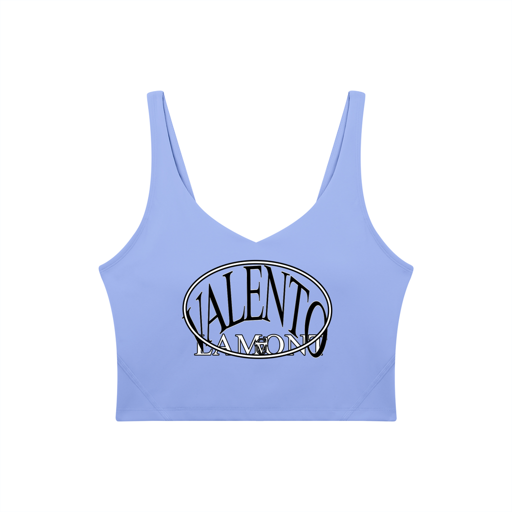 Women's V-Neck Yoga Sports Bra