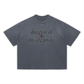 Vintage Washed Distressed Boxy Oversized T-Shirt