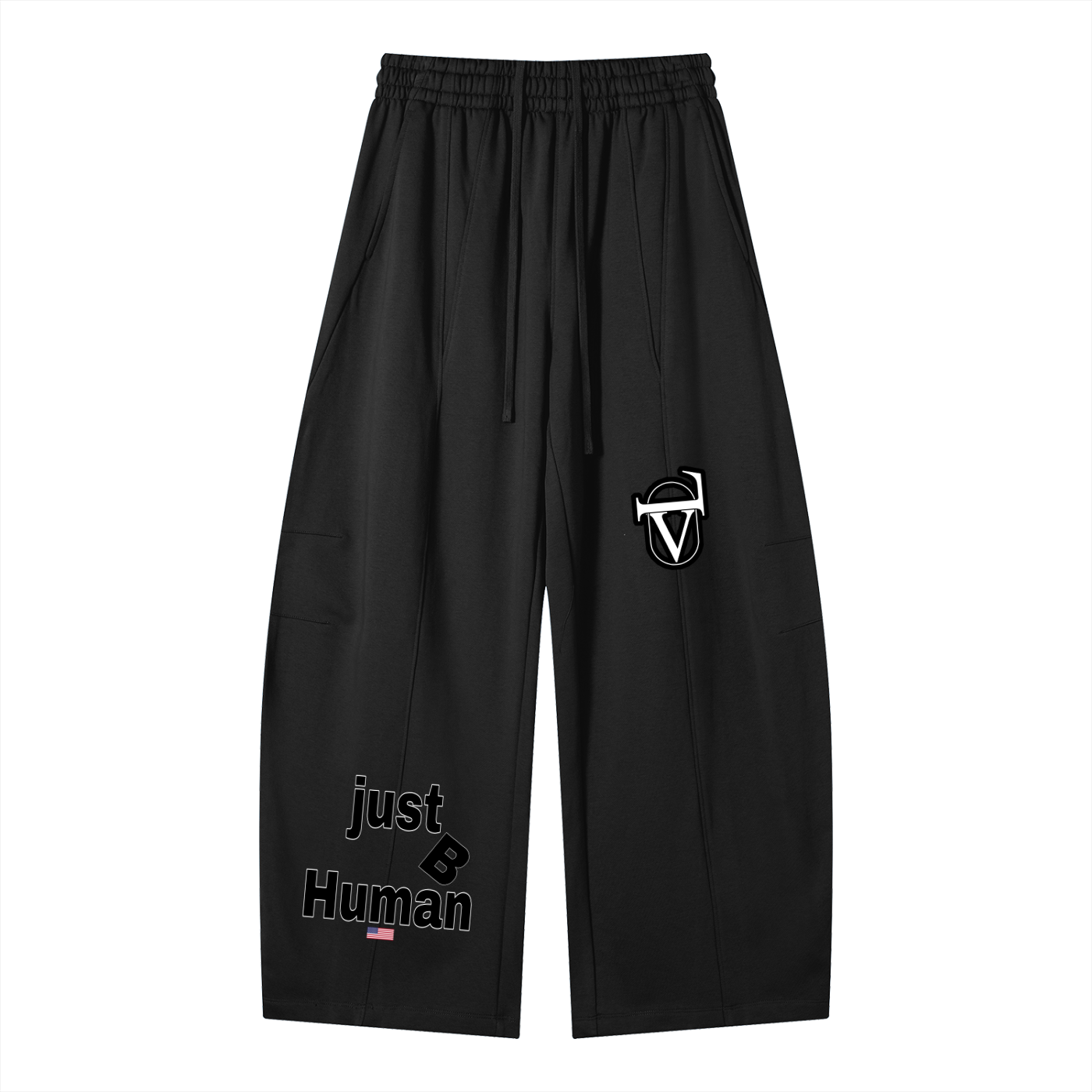 Heavyweight Wide Leg Panel Sweatpants