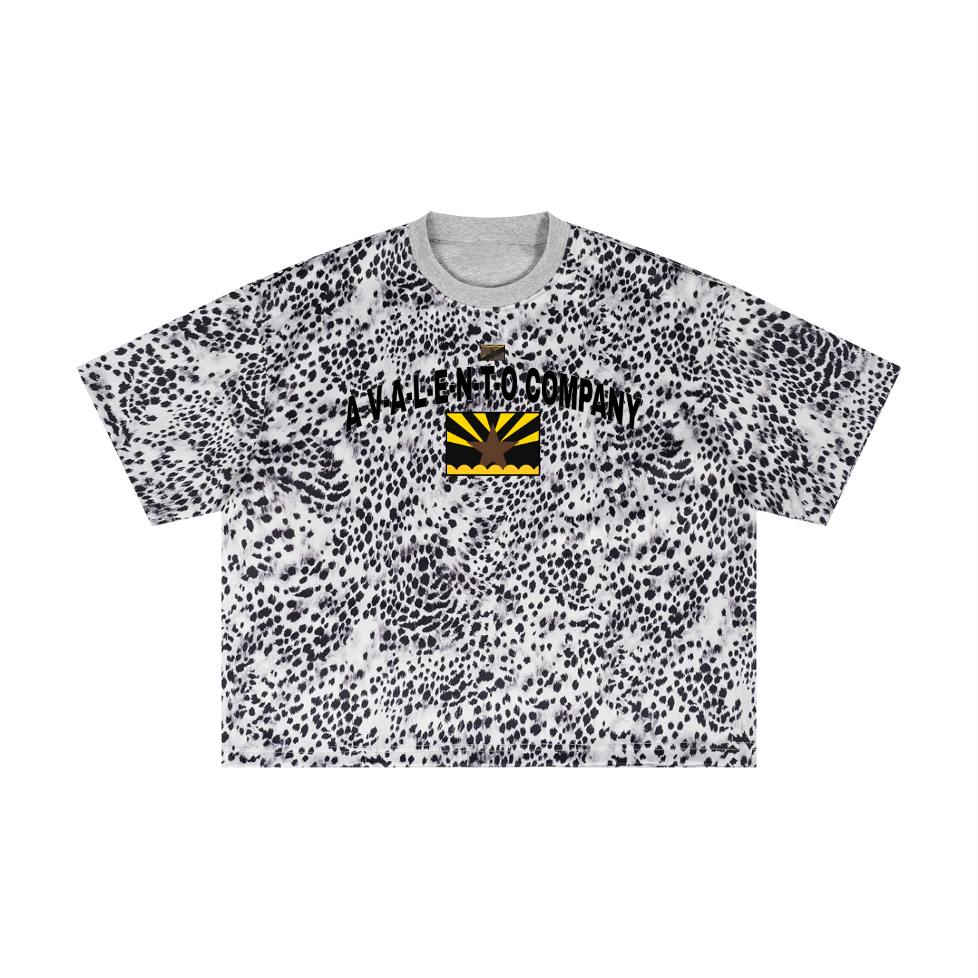 Unisex Leopard Print Boxy T-Shirt
