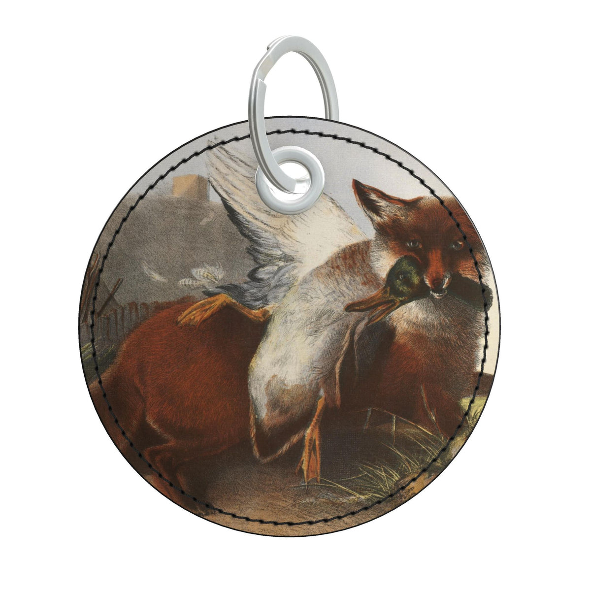 Premium Painted Edge Keyring