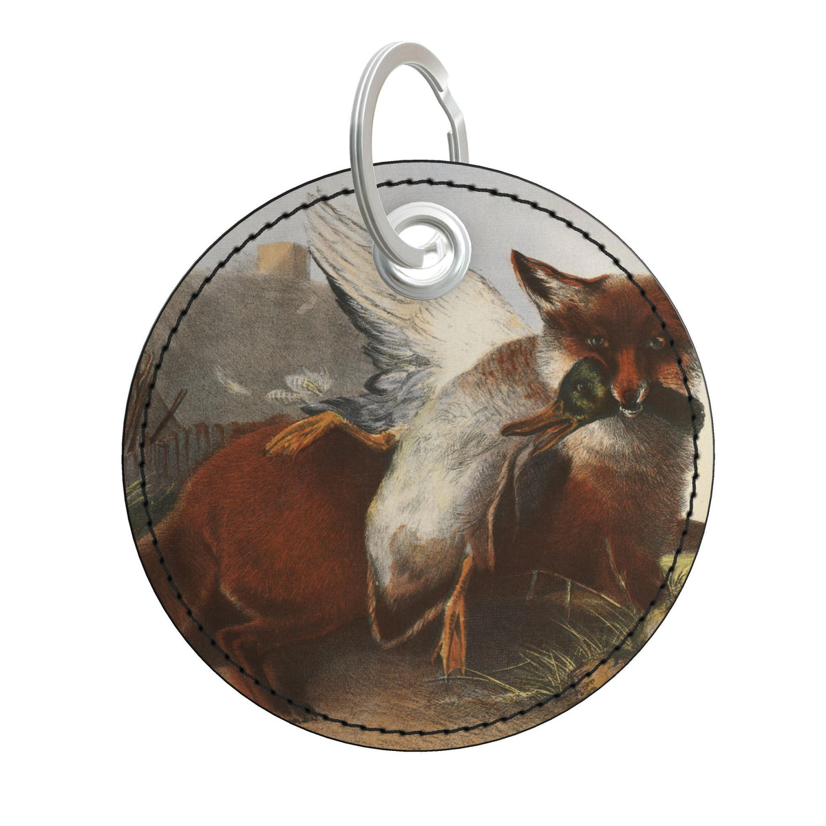 Premium Painted Edge Keyring