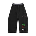 Plaid Waistband Barrel Sweatpants