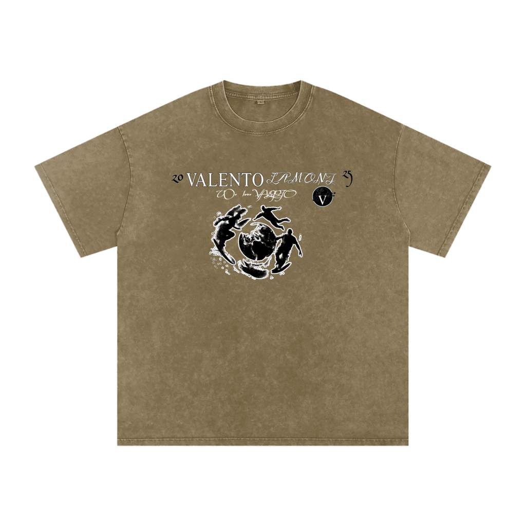 Acid Wash Oversize T-Shirt - 250 GSM
