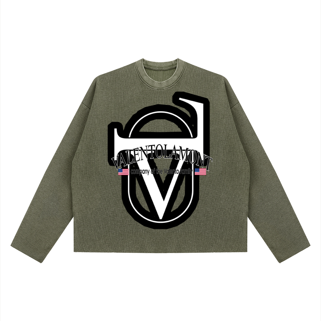 Unisex Vintage Wash Boxy  Waffle Raw Edge T-Shirt