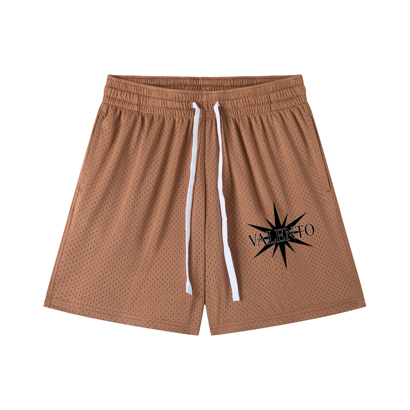 Mesh Drawstring Shorts