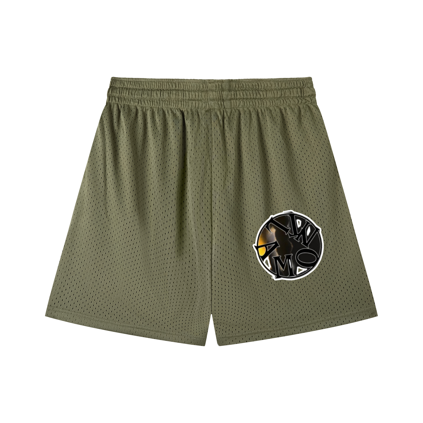 Mesh Drawstring Shorts