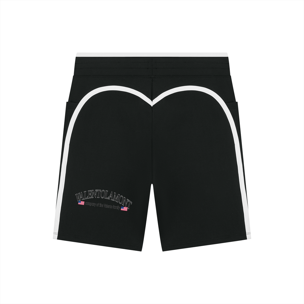 Women's High Rise Color Block Yoga Shorts