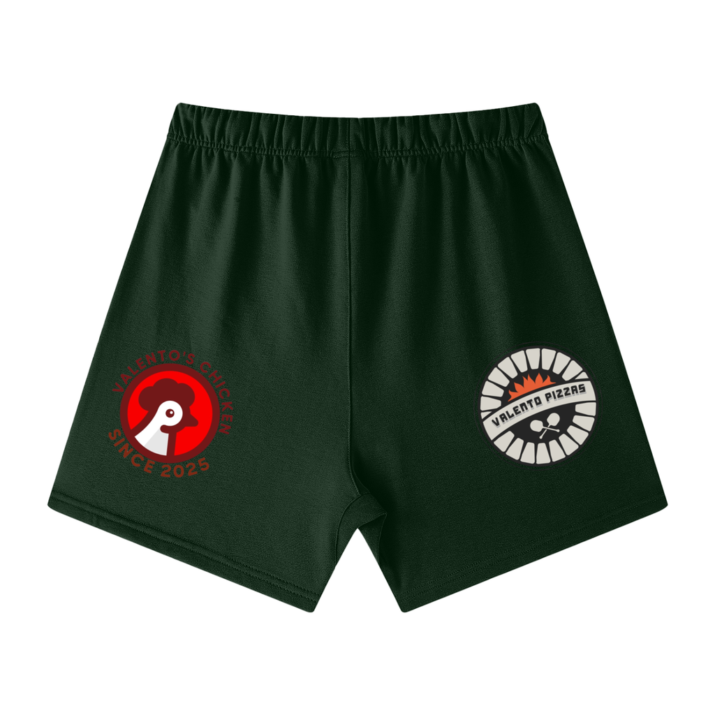 Unisex Earth Tone Loose Fit Cotton Shorts