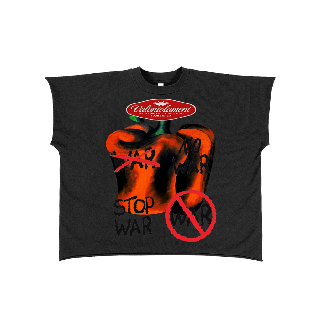 Raw Edge Boxy Non-Shrink T-Shirt