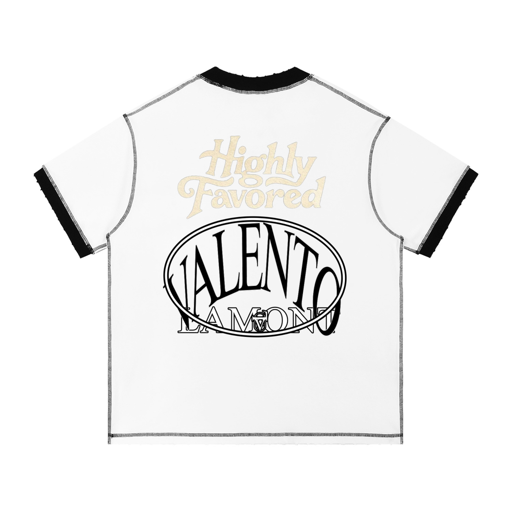 Unisex Contrast-Stitched Ringer T-Shirt