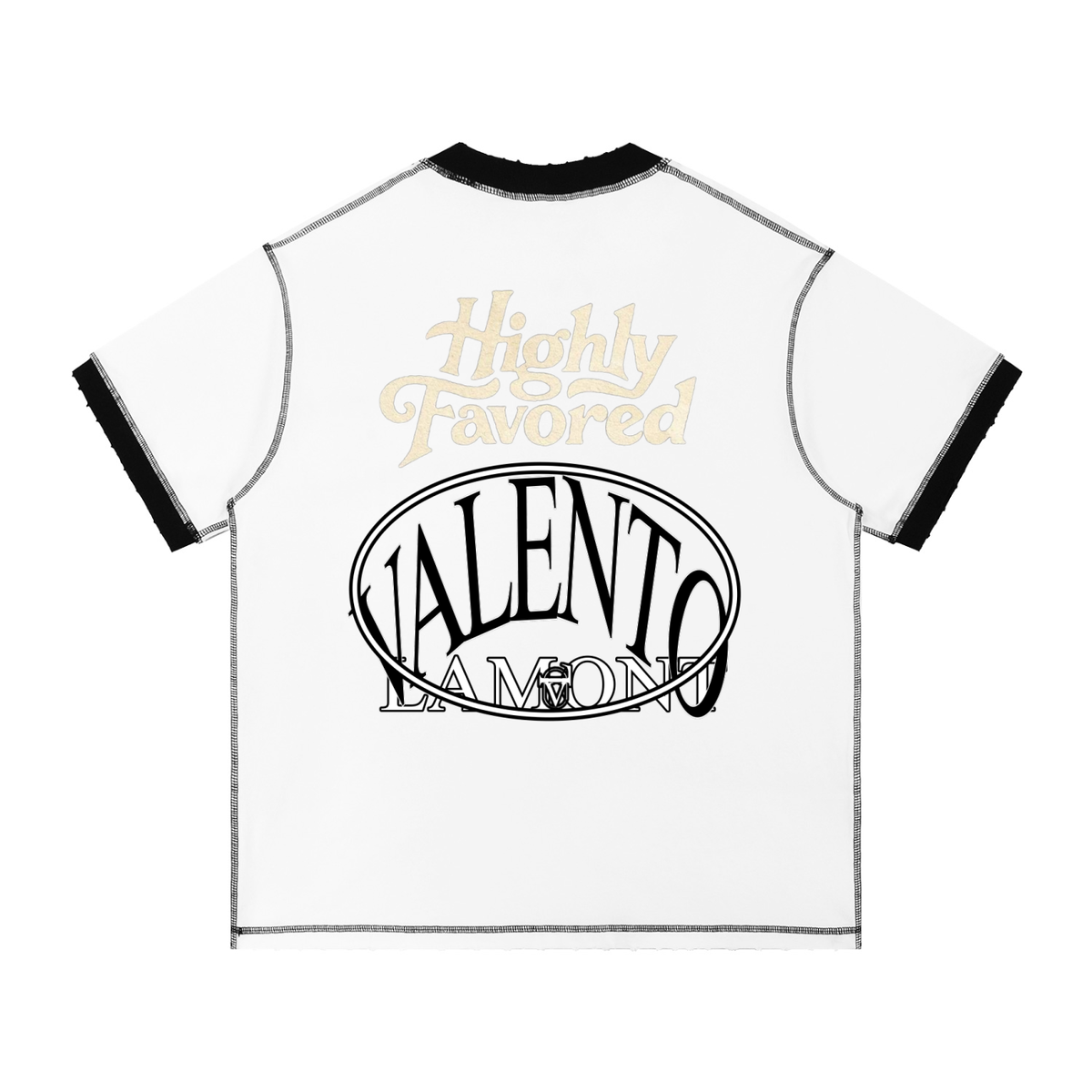 Unisex Contrast-Stitched Ringer T-Shirt