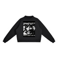 Essential Fleece Mock-Neck Crew Sweatshirt