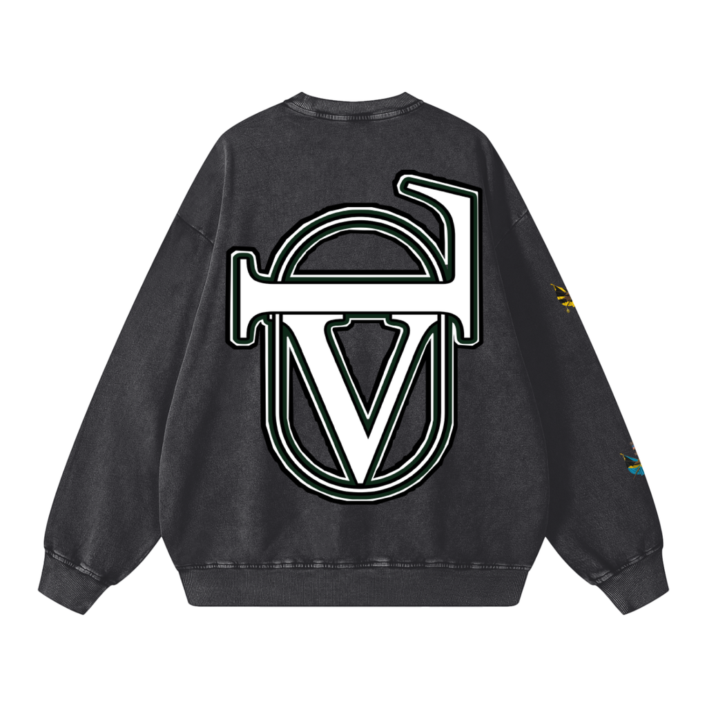 Snow Washed Oversized Sweatshirt