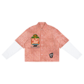 Unisex Vintage Wash Plaid Short Sleeve Shirt