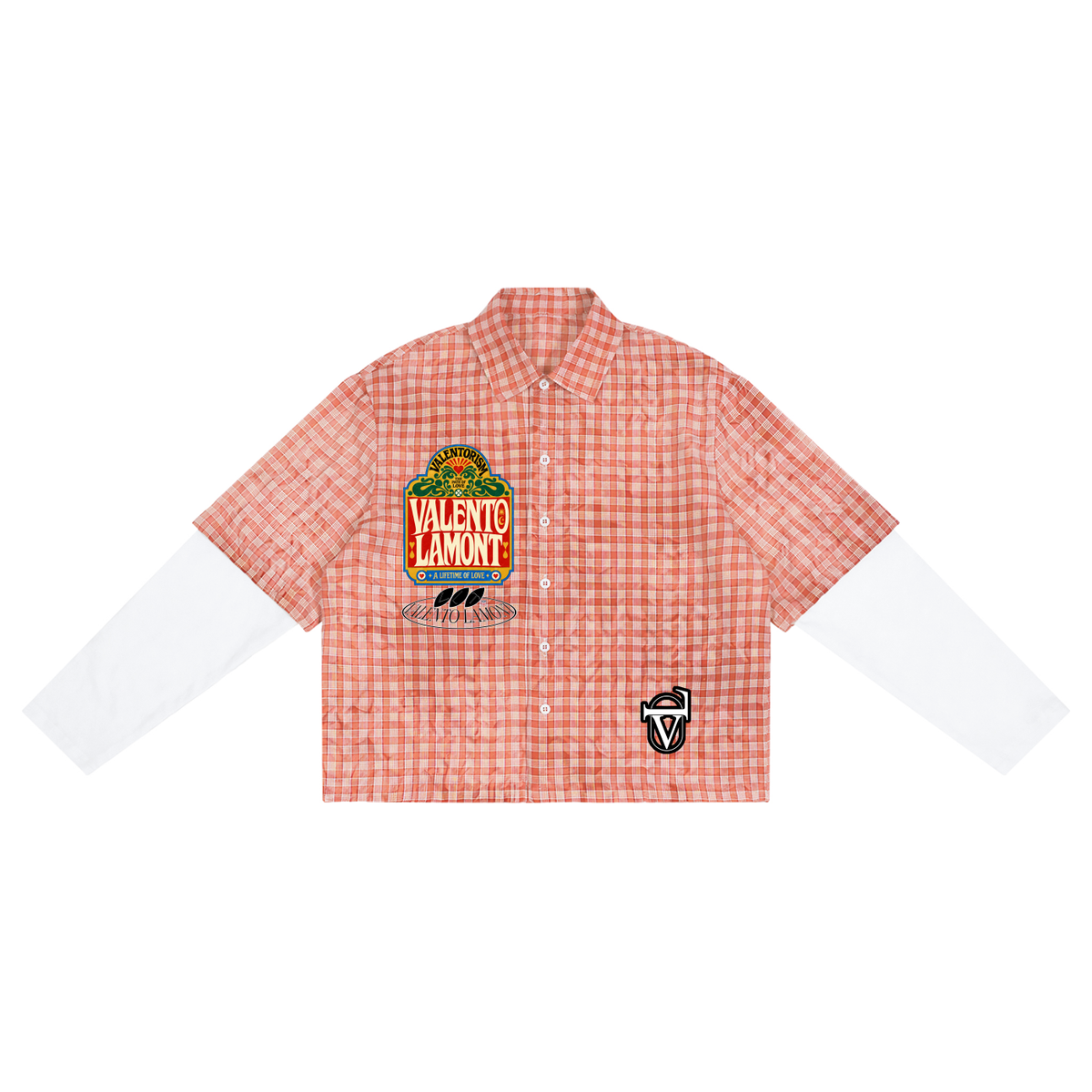 Unisex Vintage Wash Plaid Short Sleeve Shirt
