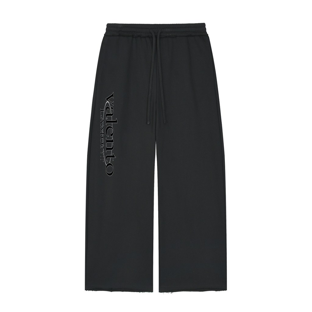 Women’s Wide Leg Raw Edge Sweatpants