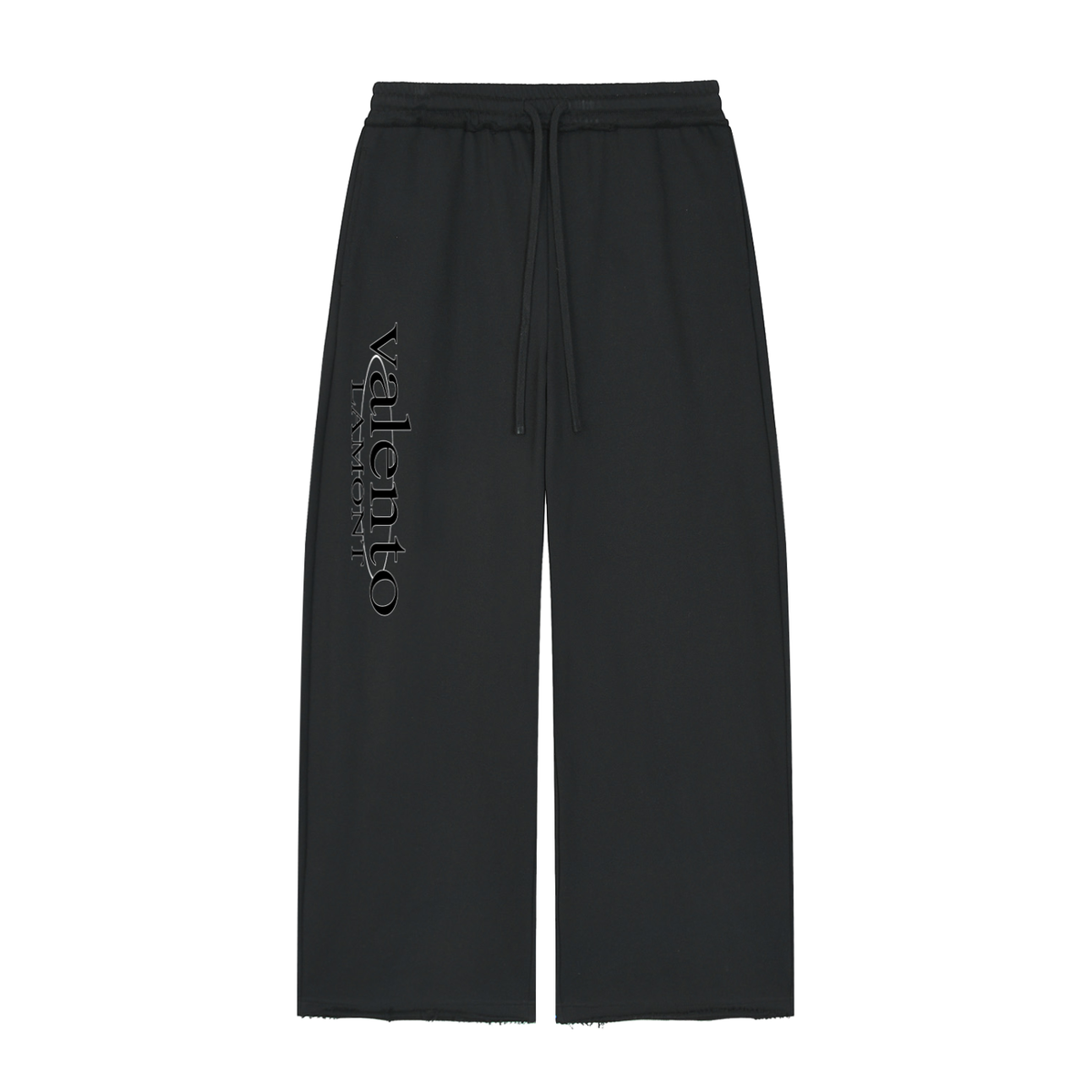 Women’s Wide Leg Raw Edge Sweatpants