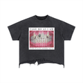 Vintage Wash Boxy Distressed Hem T-Shirt