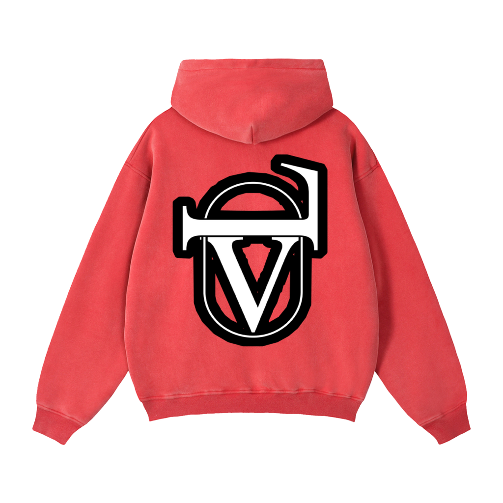 Zip-Through Boxy Fleece Hoodie