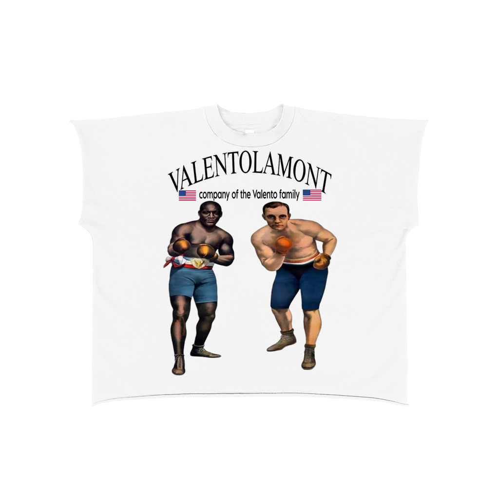 Raw Edge Boxy Non-Shrink T-Shirt