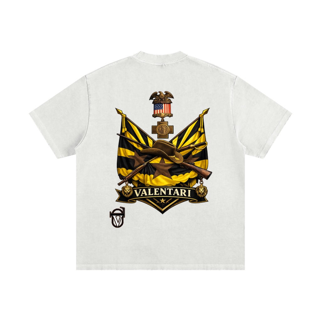 Heavyweight Vintage Washed Frayed T-Shirt