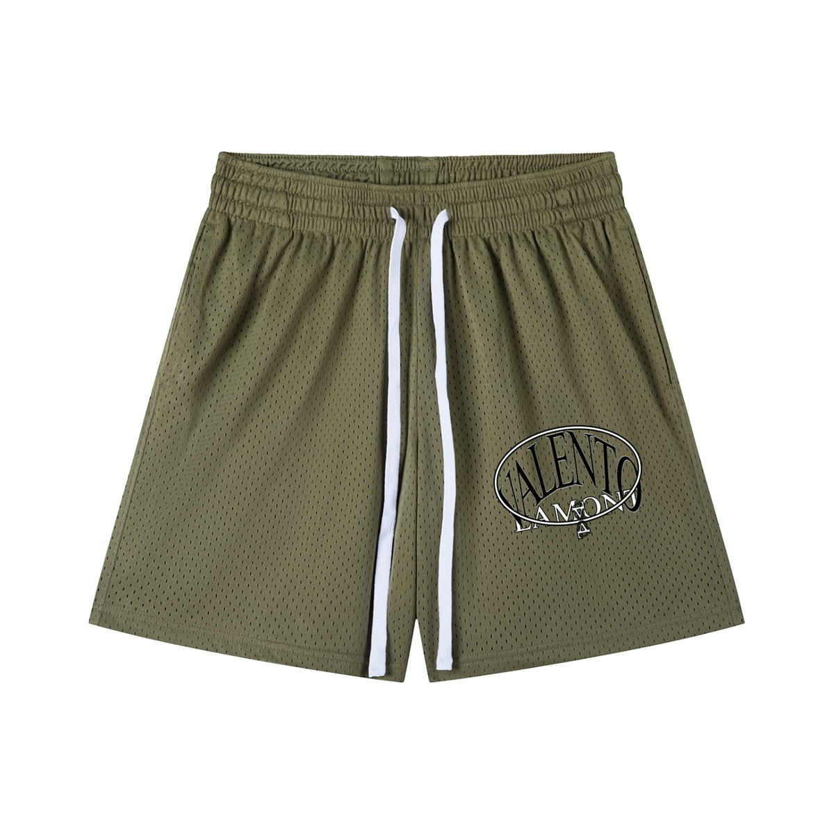 Mesh Drawstring Shorts