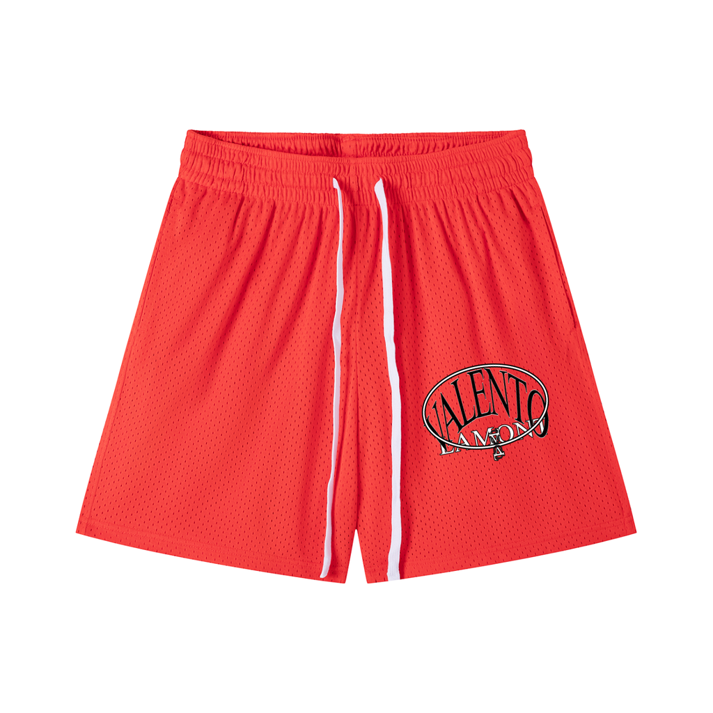 Mesh Drawstring Shorts