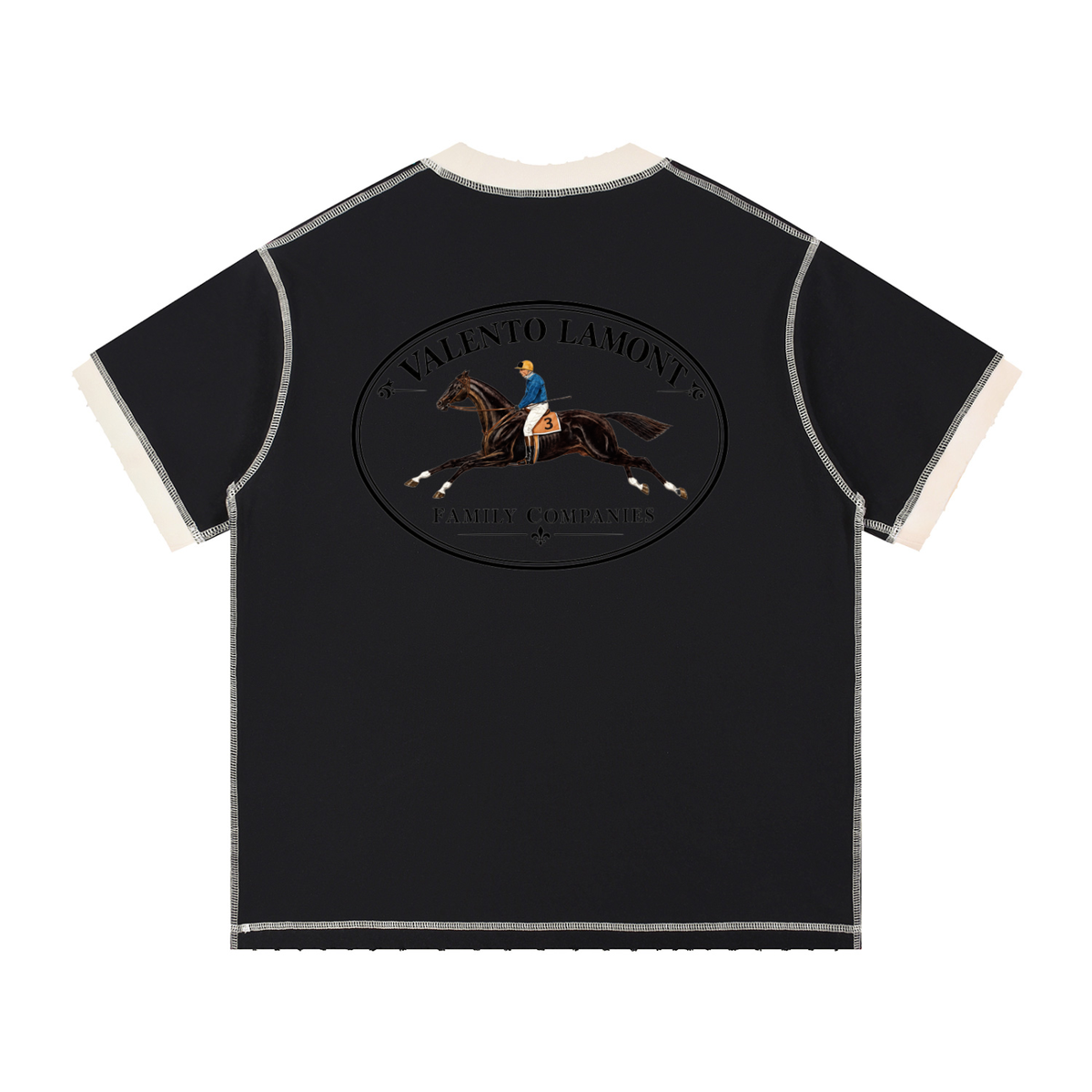 Unisex Contrast-Stitched Ringer T-Shirt