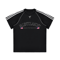 Striped Contrast Stitch T-Shirt
