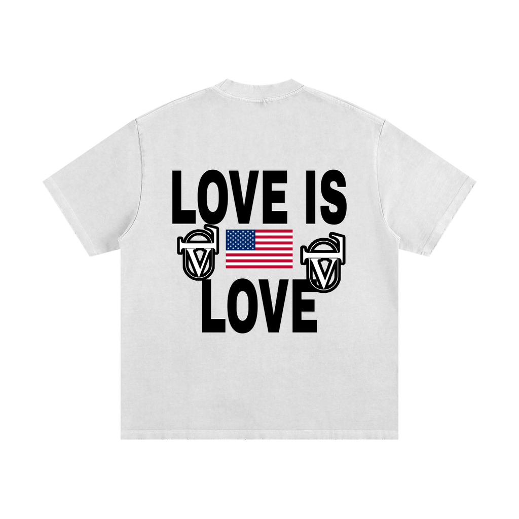 Heavyweight Vintage Washed Frayed T-Shirt